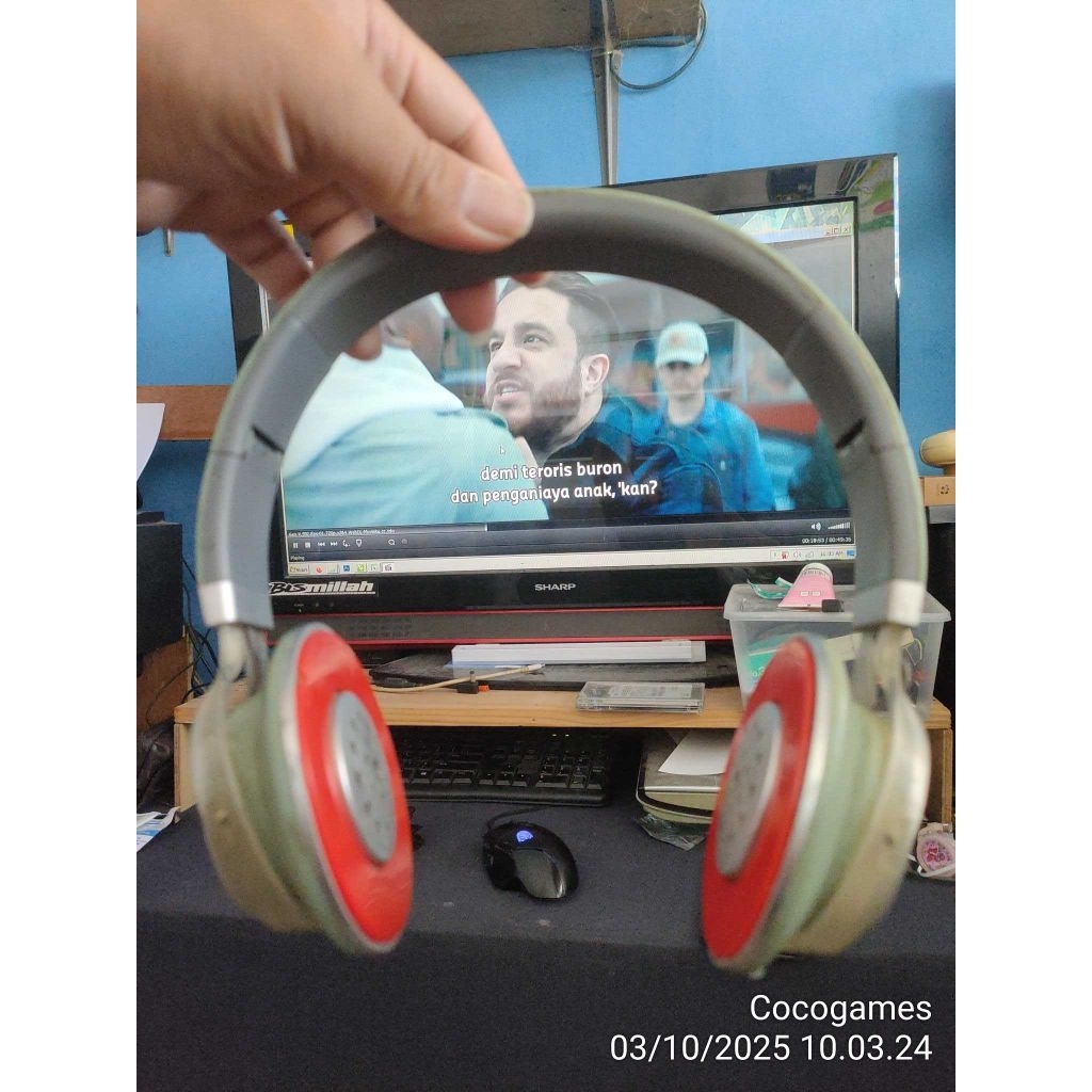 Foto Tanpa Merek Tanpa Merek Kabel Headphone Bluetooth Dengan Jack AUX Input Atau