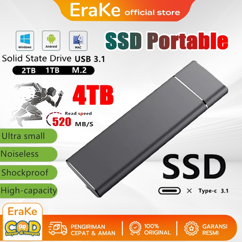 Foto Laptop Portable SSD External Hard Drive Eksternal