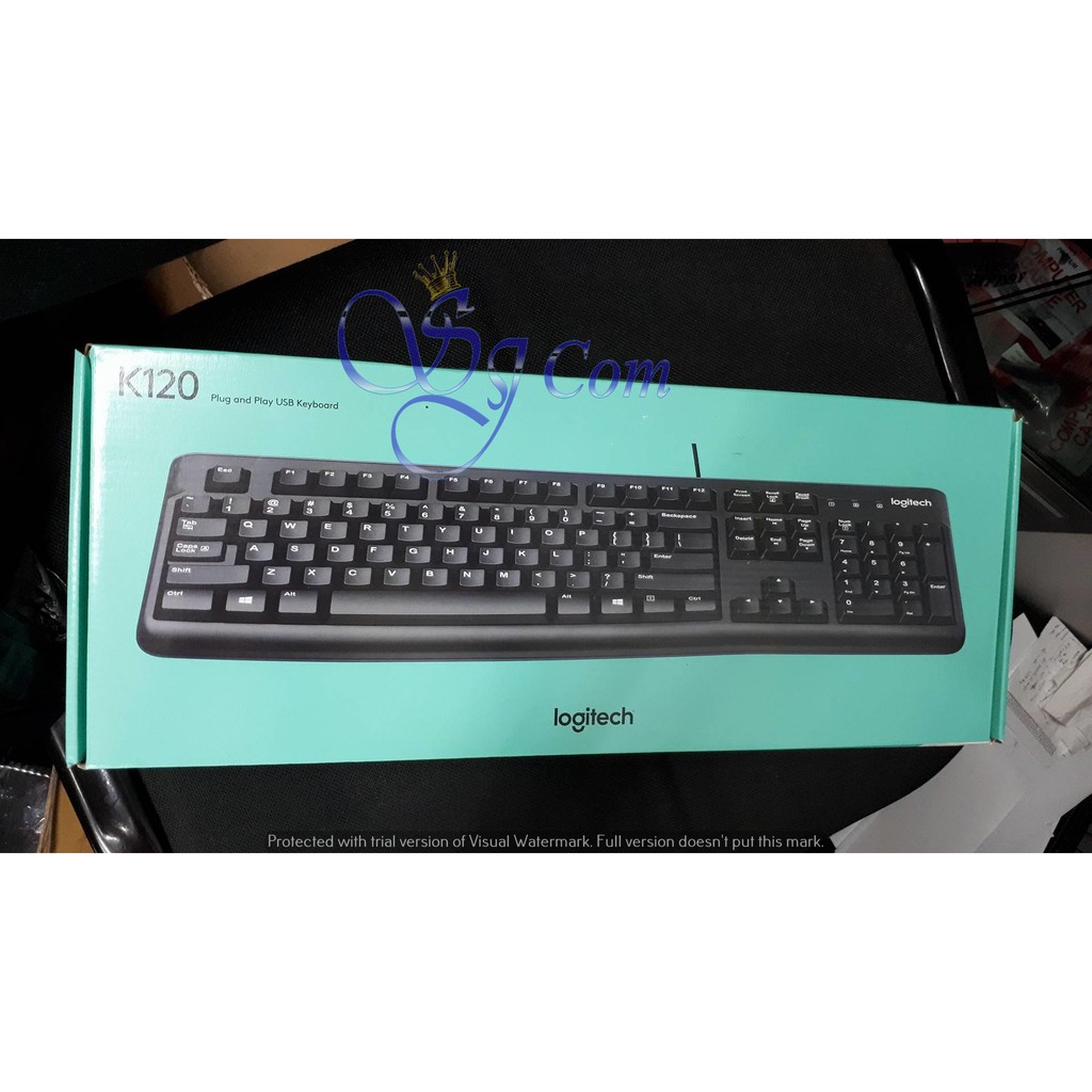 Foto Keyboard Keyboard usb logitech k120 original 100% keybord komputer ...