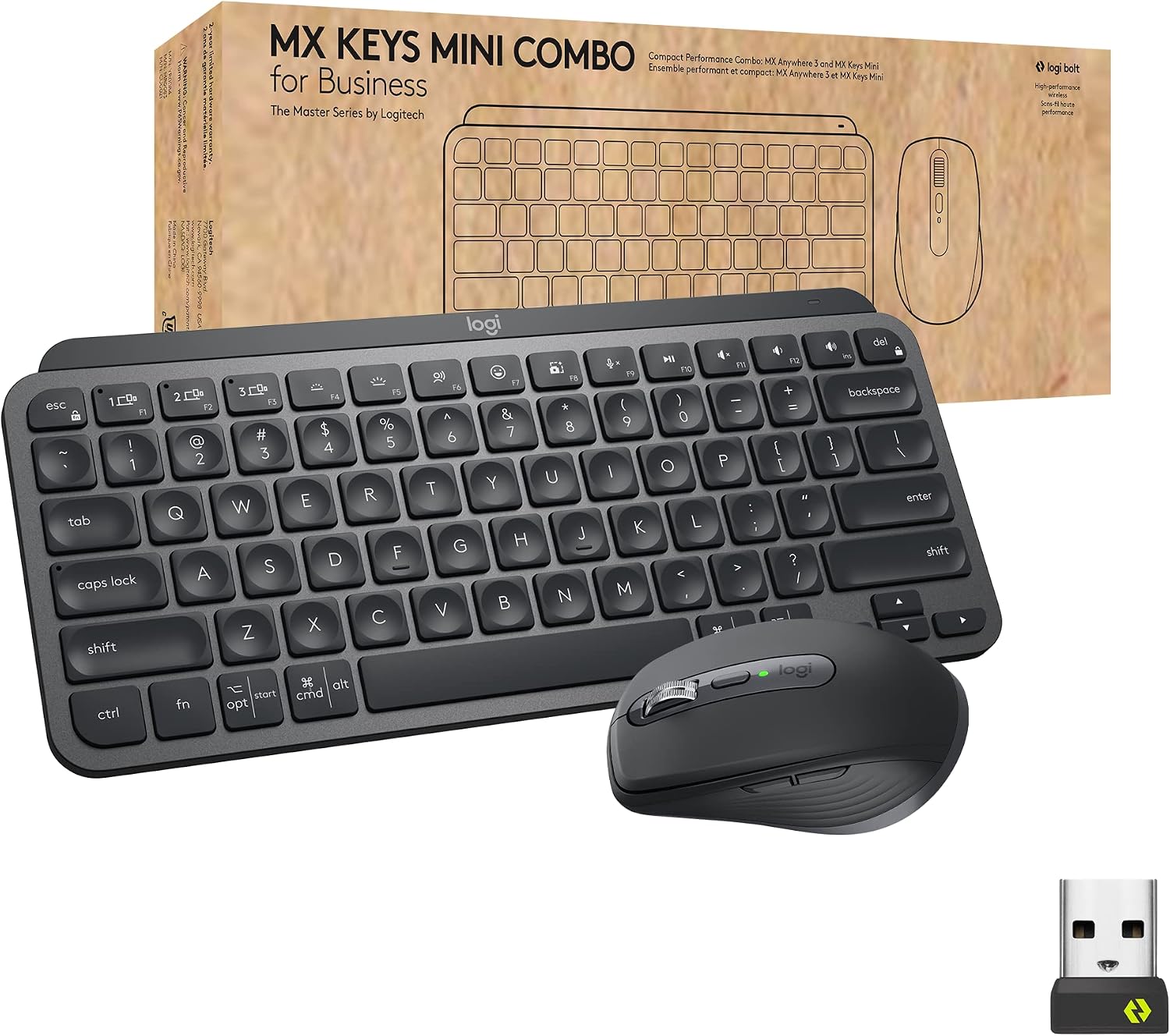 Foto Logitech MX Keys Mini For Mac Keyboard Wireless Bluetooth